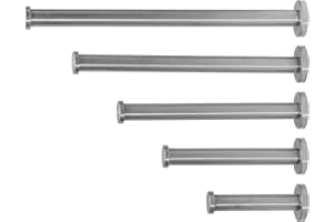 Edelstahlmarkenshop Edelstahl Kleiderlüfter – Garderobenhaken in 5 Größen von 10 bis 30 cm – robuster Wandhaken für Jacken, Handtücher & Kleidung (10cm)