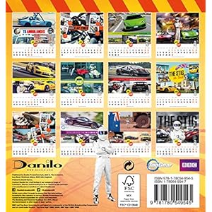 The Official Top Gear 2016 Desk Easel Calendar (Desk Calendar)