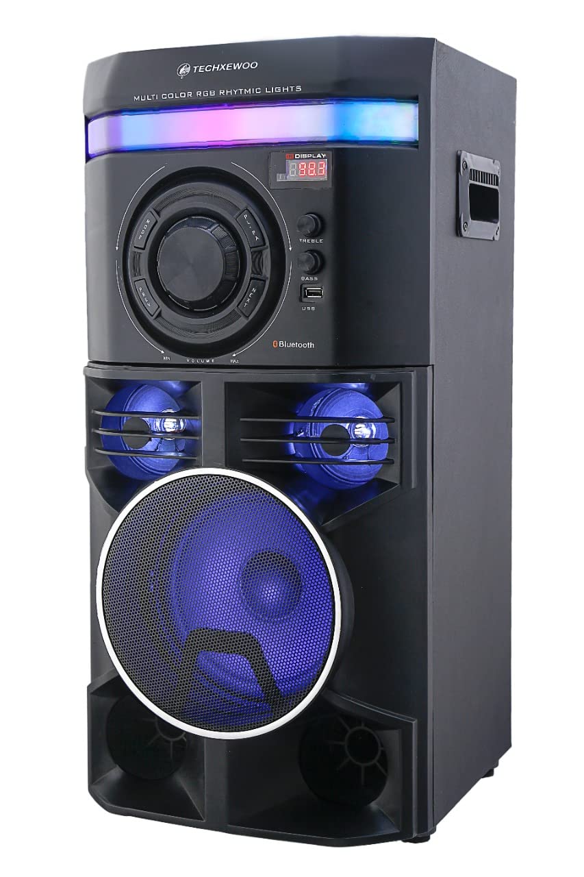 Unleash Fun with TECHXEWOO Musical Powerhouse 200W Tower Party Speaker