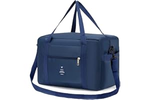 YOODI Oddzielna torba na siłownię, torba sportowa na siłownię, torba treningowa, torba do jogi, podróż, noc, weekend, torba na ramię z przegródką na buty, Granatowy (40x25x20)