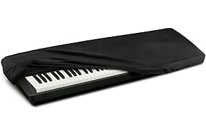 HQRP Elastic Keyboard Dust Cover for M-Audio Code 61, Oxygen 61 MK IV, Keystation 61 II, Axiom AIR 61, Axiom 61, Axiom Pro 61 Digital Piano Synthesizer + HQRP Coaster