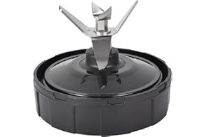 GSHUR Hoja de repuesto para licuadora Nutri Ninja, piezas de repuesto de licuadora Ninja de 7 aletas, accesorios de bloque de exprimidor compatibles con Nutri Ninja Blender Auto iQ Blade
