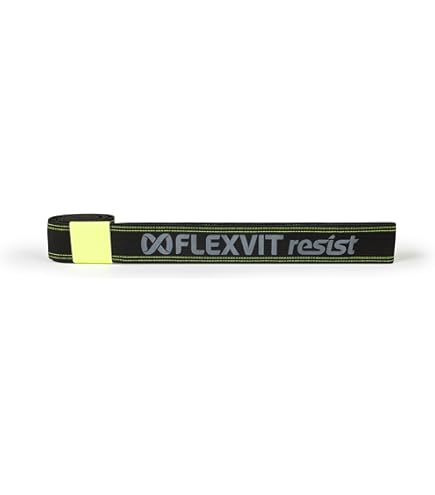 FLEXVIT Revolve Physio – Set 3 Fasce Elastiche Di Resistenza (giallo, Grigio, Verde) Per Riabilitazione, Neuroatletica, Esercizi Funzionali, Made In Germany