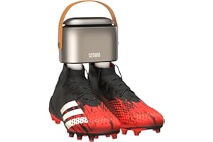 SOTHING Boot Dryer, 95W Rapid Drying with 3 Heat Levels, Ozone Fresh Mode, 1–9H Timer, Smart Touch Panel, Retractable Hoses & Overheat Protection – Portable Football Boots & Shoe Dryer