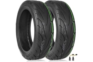 TREFAN 10x2,50-6,5 Tubless Reifen für ODYS Neo E100 Elektroroller 10-Zoll Ersatzreifen Schlauchlose Reifen Langlebiger, Rutschfester Gummi Vorne und Hinten Ersatzräder für Scooter (CST 2 PCS)