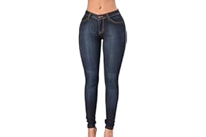 PEUIGNAO Vaqueros Mujer Cintura Alta Skinny Jeans Tiro Alto Mujer Tejanos Pantalon Vaquero Pitillo Mujer Jean Ajustados Mujer Pantalones Denim Mujer Fit Jeans Talle Alto Slim Mujer Tallas Grandes Elasticos