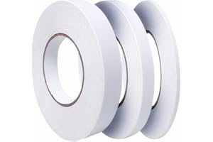 TWINS MARKHOR TWINS® 3 Roll Double Sided Tape, Adhesive Sticky Tapes for DIY, 25m Long Double Sided Sticky Tape for Cards & Boxes, Double Sided Tape Craft for Wallpaper & Scrapbook(0.25inch / 0.5inch /1inch) Wide