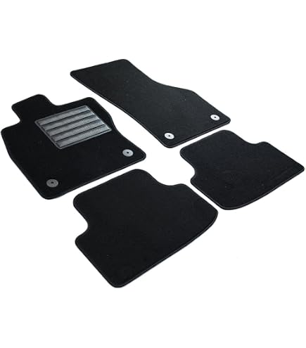 Tappetini Auto 4 Pezzi Per Hyundai I30 | Moquette Con Antiscivolo E 3 Punti Fissaggio (2012-2015)