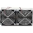 Obery Thermoelectric Peltier Refrigeration Cooling System Kit Semiconductor Cooler Large Radiator Cold Conduction Module Double Fans