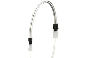 LINKUP - AVA 50cm 4-Broches CPU ATX Carte Mère Alimentation PSU Câble d'Extension Tressé Manchon Personnalisé Mod PC avec Peignes | Pack Unique | 500mm - Blanc