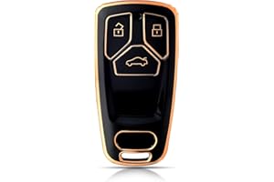 ‎OFFCURVE OFFCURVE Autoschlüssel Hülle Schlüsselhülle, Schlüsselcover Schlüsselgehäuse Schutzhülle 3 Tasten Passt für Audi A3 A4 A5 A6 A7 A8 Q2 Q3 Q5 Q7 S4 S5 S7 S8 SQ5 SQ7 R8 RS4 RS5 RS TT TTS TTRS B9 D5 F5