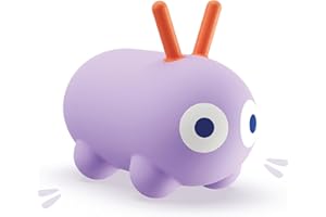 Quut – Skippi Animal Sauteur – Juguete inflable – interior y exterior – Bomba incluida – 35 x 46 cm – Regalo – Diseño – a partir de 12 meses (Lanvende)