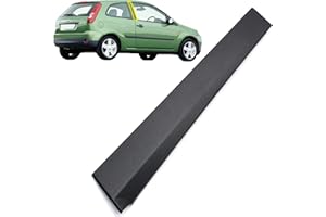 Pinochukka Fits Fiesta HB [2001-2008] [ONLY for 3-Door Version] Right Driver Side O/S Door Pillar B Pillar Moulding Trim Plastic Panel 1473662, 2S51-B20898-AG