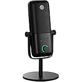 Elgato Dalga:3 MK.2 - Wave FX İşlemcili Akış ve Podcasting i&ccedil;in Premium USB Kondenser Mikrofon, Yerleşik DSP, Clipguard 2.0, 