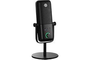 Elgato Wave:3 MK.2, USB-kondensatormikrofon med DSP-effekter | Clipguard 2.0-skydd, automatisk gainkalibrering, inbyggd röstförbättrare, kompressor, EQ, multifunktionsvred, USB-C