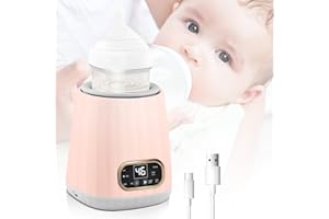 FACAIO Scaldabiberon, Baby Bottle Warmer, Agitatore per Biberon, Temperatura Costante di 45°C/55°C, Display Digitale Della Temperatura, Controllo a Tre Velocità, a Basso Rumore, Per Latte Materno o Formula