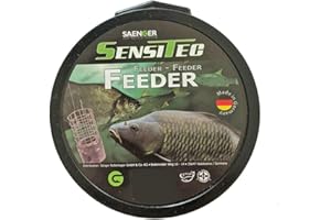 Sensitec monofilie Angelschnur aus Nylon, 400m, Zielfischschnur, Angelsehne,Bastelschnur