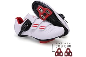 MEIJU Mateju Chaussures de Cyclisme de vélo de Route Respirantes Chaussures de vélo pour Homme/Femme avec Look SPD-SL Delta Cleats Chaussures Indoor/Outdoor