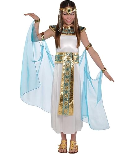 Morph Blauw Cleopatra Kostuum voor Damen, Egyptisch Avonden en Evenementen, L
