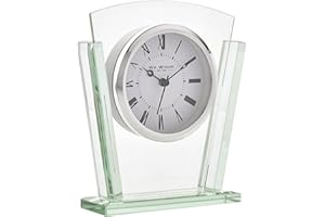 WATCHING CLOCKS Wm.Widdop Two Layered Modern Glass Mantel Clock