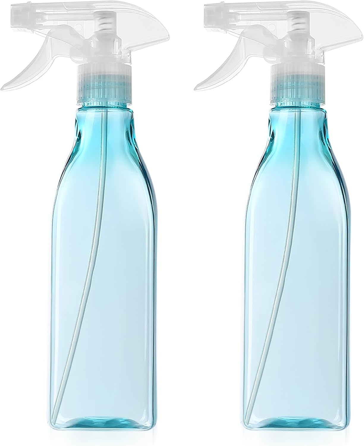 WUJIAQIU Botellas de Spray, 2 Pzas 450ml Botellas Pulverizadoras para Plantas, Pulverizador de Agua, Atomizadores de Plástico, Rociador Recargable Vacío para Flores, Jardín, Peluquería