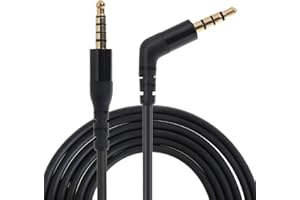 Adhiper Audio Cable for Arctis Nova Pro Audio Cable Special Compatible with Steelseries Arctis Nova Pro Wireless Headphones 1.5m Audio extension cable(1.5m/Black)