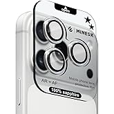 Minesk iPhone 16 Pro-16 Pro Max ve 17 Pro-17 Pro Max ile Uyumlu Orijinal Safir Cam (%99.9 Saflıkta Ger&ccedil;ek Safir) Cihazın Kend