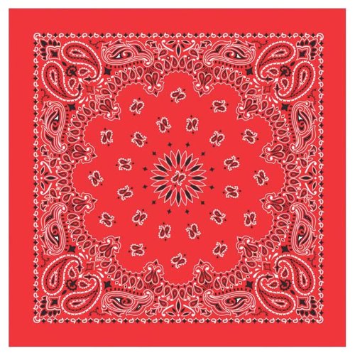 Preisvergleich Produktbild The Bandana Company Western Bandana, Red