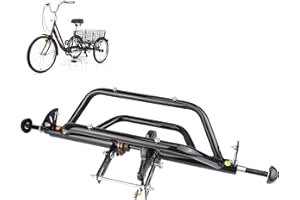 WEEROCK Tricycle Rear Axle Tricycle Conversion Kit Single/ 7 Speeds for 20 24 26 Inch Trike, 3 Wheel Bikes