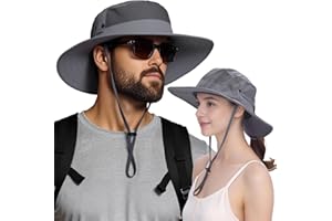 EINSKEY Sombrero de sol refrescante para hombres y mujeres, sombrero de ala ancha plegable con cola de caballo ajustable para pesca y senderismo