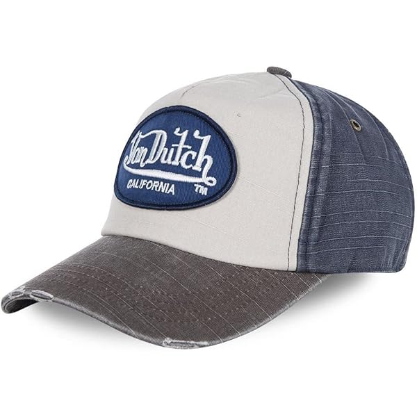 Von Dutch Cap White/Blue Man Summer, Pink, 54-61 : Amazon.co