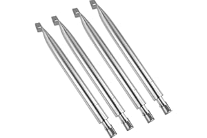 WELL GRILL Bruciatore tubolare in acciaio inox per barbecue a gas Broil King Baron, 4 bruciatori di ricambio per Baron 320 420 490 540, 40 cm