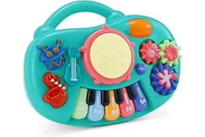 SUNFRY Tastiera giocattolo per pianoforte per bambini Pianoforte per Neonato 6 9 12 Mesi Pianoforte Musicale per Bambini Bambini Strumento Musicale Giochi Educativi regalo di compleanno per 1-6 anni
