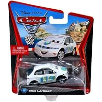 Disney Pixar CARS 2 Movie 1:55 Die Cast Car Alex Vandel # 45