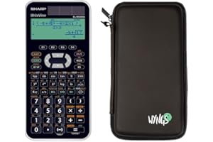 Sharp EL-W550XG con custodia protettiva di WYNGS in nero – Set Basic