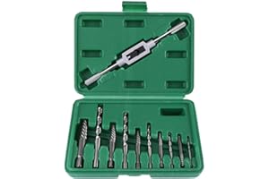 Belissy Extracteur Vis, 11pcs brisé vis Forets et Set extracteur boulons Fastners SOUSCRITE Outil de Suppression