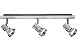 ‎PAULMANN Paulmann Leuchten 66700, Strahler Teja 3-flammig Metall, GU10, Nickel satiniert, 5.2 x 50 x 12 cm