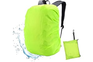 mauepersu Housse de Sac à Dos Anti Pluie, Housse de Protection Imperméable Étanche Anti-Pluie Couverture en Facile à Transporter pour Sac à Dos pour Camping Randonnée Trekking Cyclisme