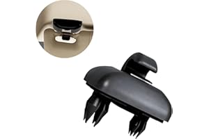 LEDANDER Auto Sun Visor Clip Hook Bracket Interior Sun Visor Hook Clip Bracket Hanger replacement for Audi A1 A3 A4 A5 Q3 Q5(8E0 857 562) A7 B6 B7 B8 S4 S5 (1PC)
