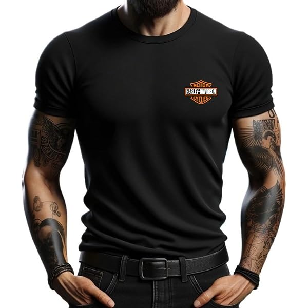 PATOUTATIS Maglietta Moto – 'Motociclista E Fiero Di Esserlo' – Taglio Destro – Cotone Nero – Collo Rotondo – Uomo/Donna XX-Large