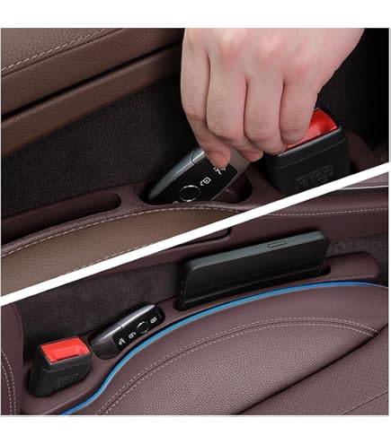 Lot De 2 Bouchons D'espace Pour Sièges Auto - En Mousse Haute Densité, Universels, évitent La Chute D'objets - 8
