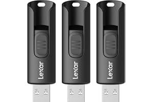 Lexar A30E 64 GB confezione da 3 unità flash USB 3.2 fino a 100 MB/s in lettura, unità USB per espansione di archiviazione e backup, memory stick per sistemi PC e Mac