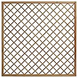  Celosía de madera enmarcada tratada en autoclave de 1500 × 1800 mm con huecos de 120 mm