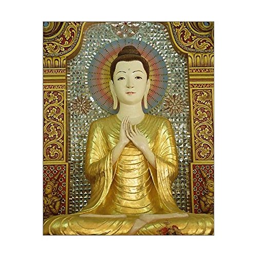 Robert Harding 10x8 Print of Statue of a seated Buddha (1176765)