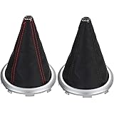 Speedwav Car Gear Lever Leatherette Cover Black For Skoda Laura Boot_Lever-301