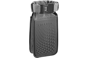 Lewis N. Clark Safebox Portable Safe with Anti Theft Combination Lock and Slash Resistant Material to Protect Wallet, Small, S, Compact