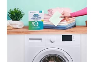 Dr. Beckmann Magic Leaves, fogli di detersivo universale per bucato, pratici e predosati, facili da trasportare, conservare e da usare, 25 fogli