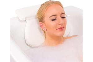 Umi. Relux, cuscino impermeabile per vasca, con ventose antiscivolo, ergonomico, poggiatesta