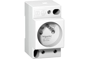 Schneider Electric - Prise de courant modulaire 16A 2P+T standard français 250V - A9A15306