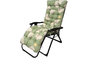 UPSEA Garden Sun Lounger Cushions Only, Reclining Sun Lounger Cushion Pads Non-Slip Thickened Outdoor Chair Cushions Outdoor Mattress Recliner Quilted Thick Padded Seat Cushion (No Chair)